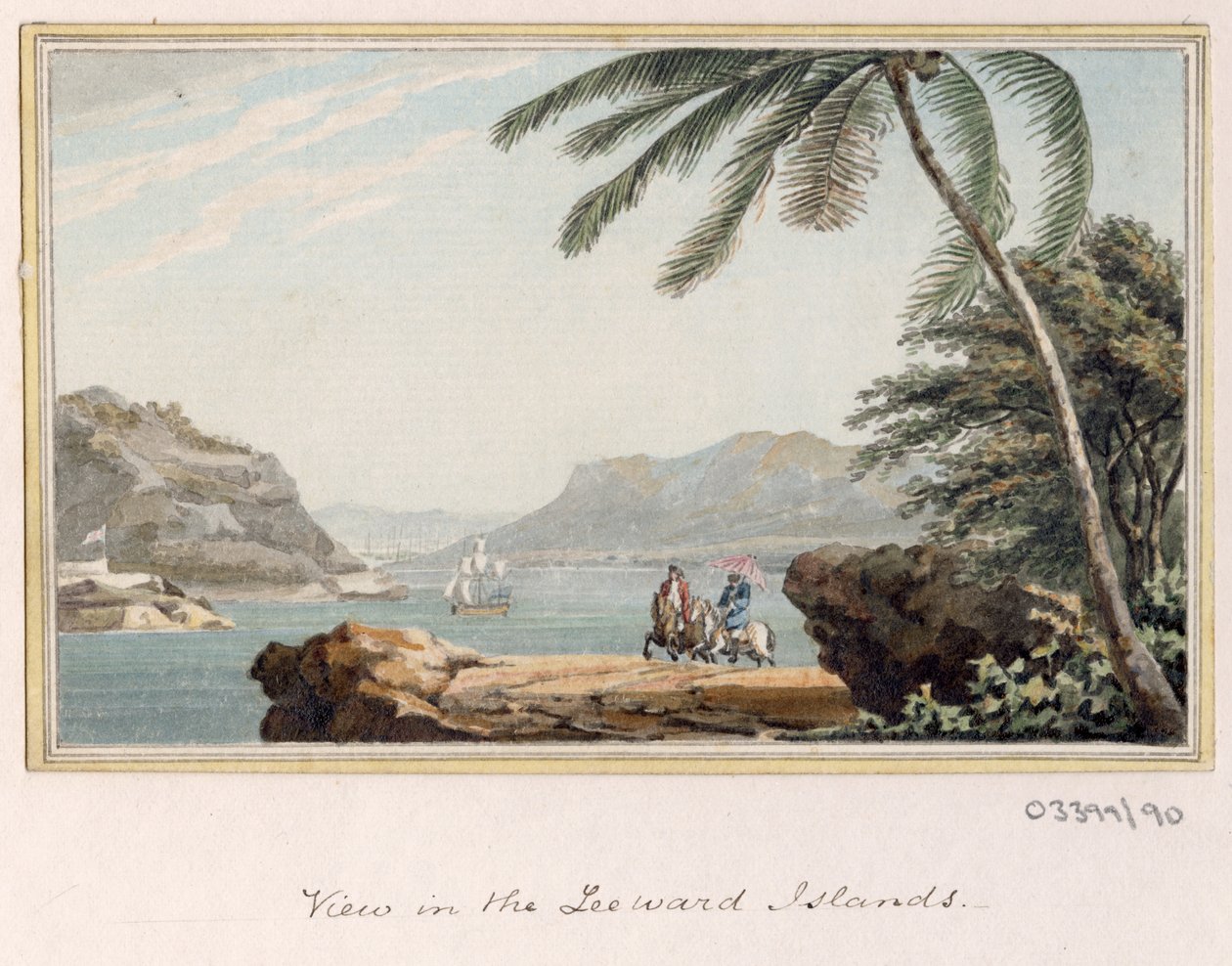 1772-1778 年英国、欧洲大陆和美洲的一系列素描、风景（水彩画） 作者 英国学校