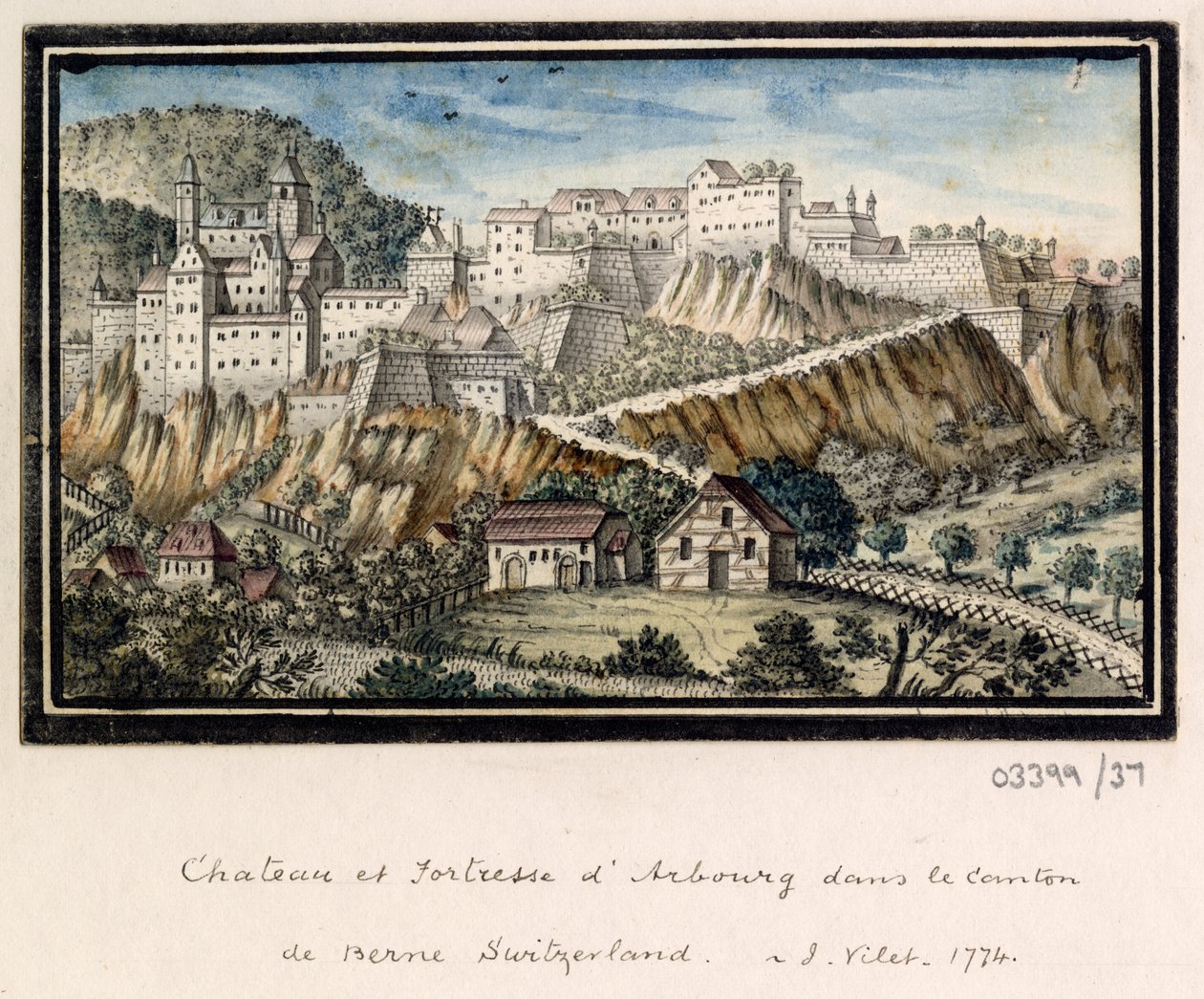 1772-1778 年英国、欧洲大陆和美洲的一系列素描、风景（水彩画） 作者 英国学校