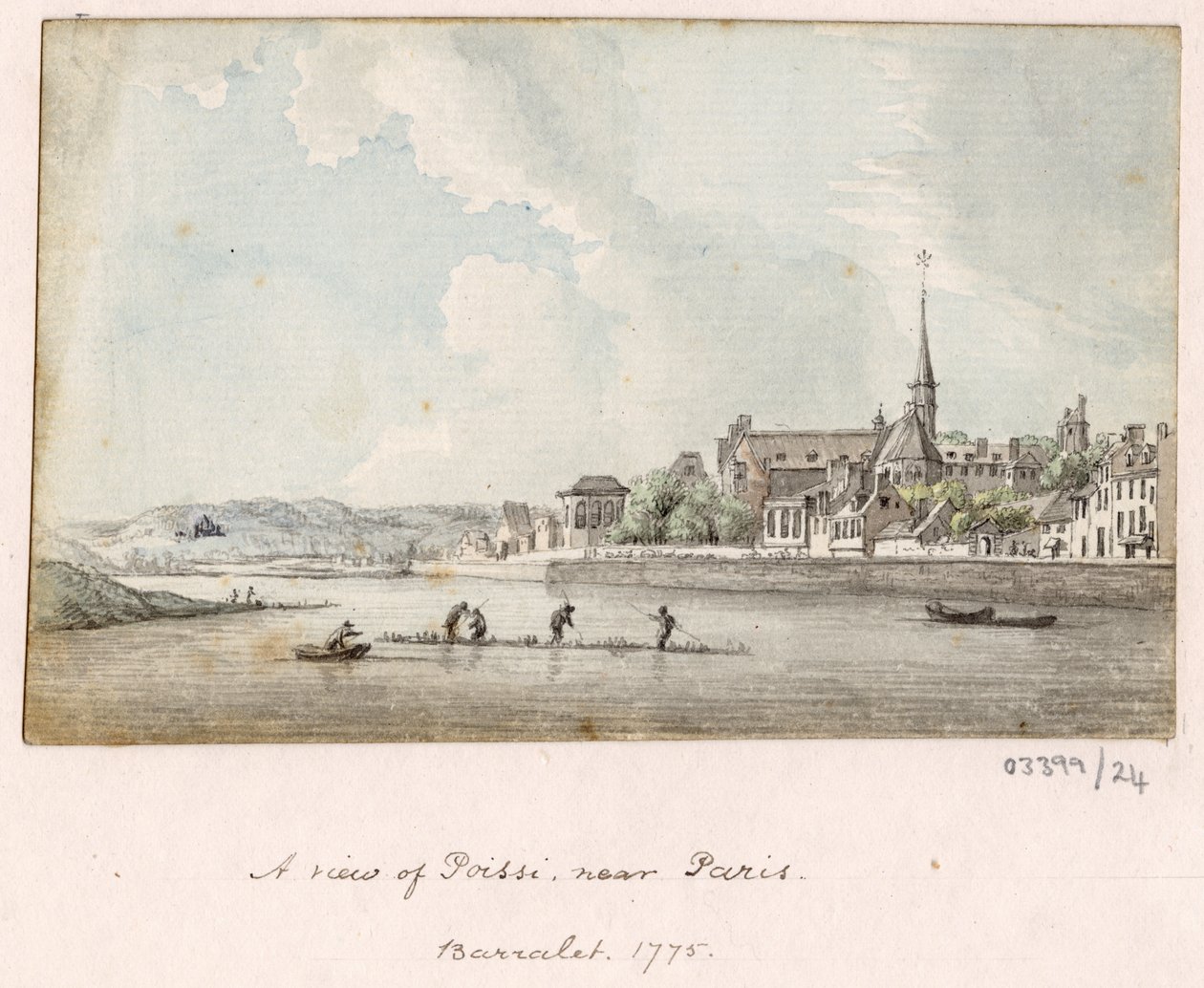 1772-1778 年英国、欧洲大陆和美洲的一系列素描、风景（水彩画） 作者 英国学校
