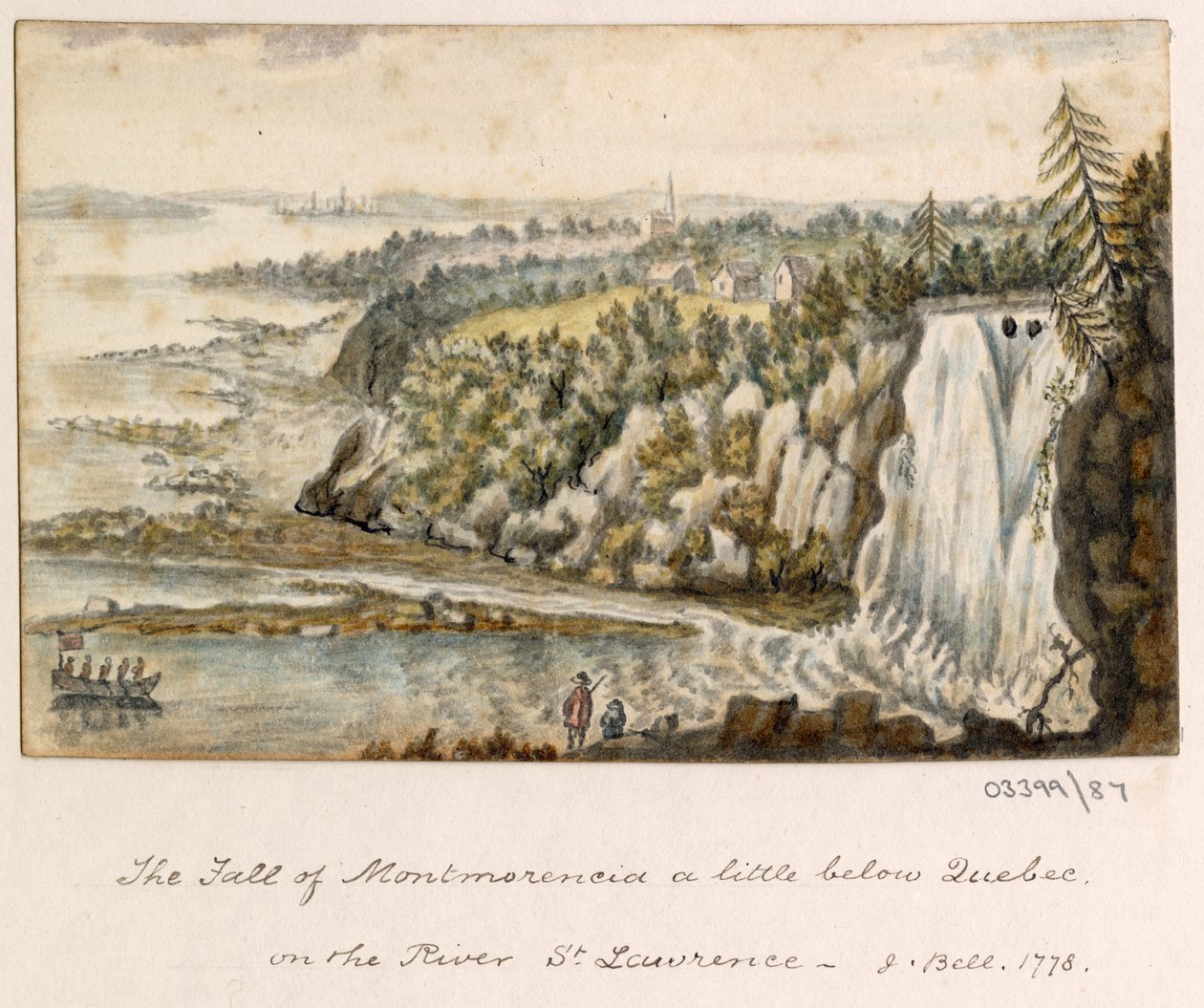 1772-1778 年英国、欧洲大陆和美洲的一系列素描、风景（水彩画） 作者 英国学校