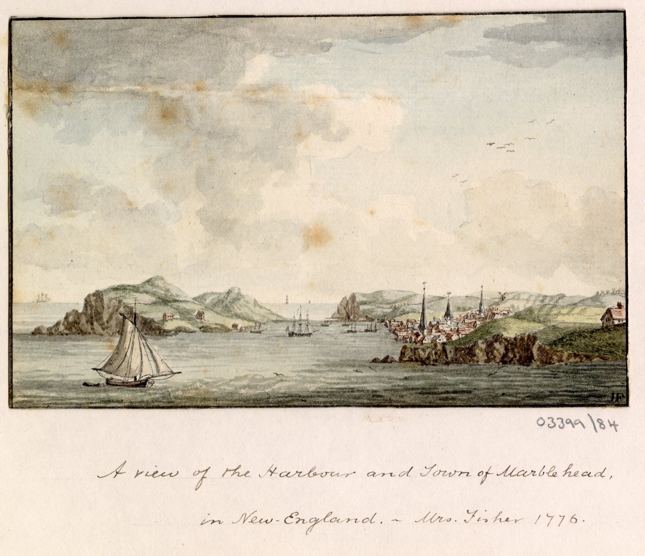 1772-1778 年英国、欧洲大陆和美洲的一系列素描、风景（水彩画） 作者 英国学校