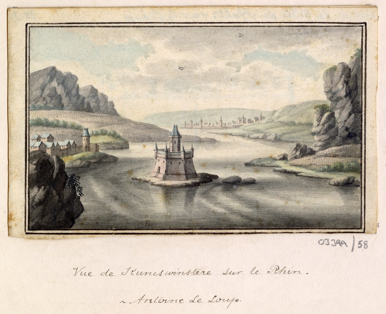 1772-1778 年英国、欧洲大陆和美洲的一系列素描、风景（水彩画） 作者 英国学校