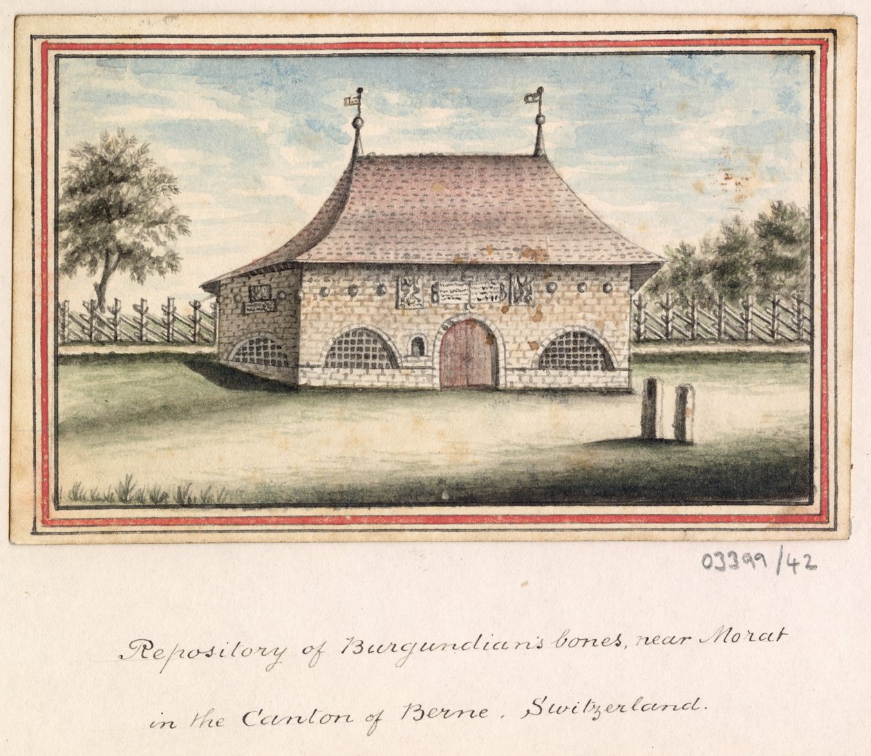 1772-1778 年英国、欧洲大陆和美洲的一系列素描、风景（水彩画） 作者 英国学校