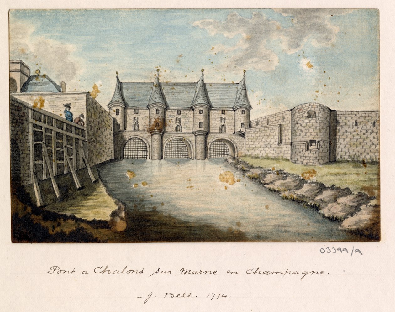 1772-1778 年英国、欧洲大陆和美洲的一系列素描、风景（水彩画） 作者 英国学校