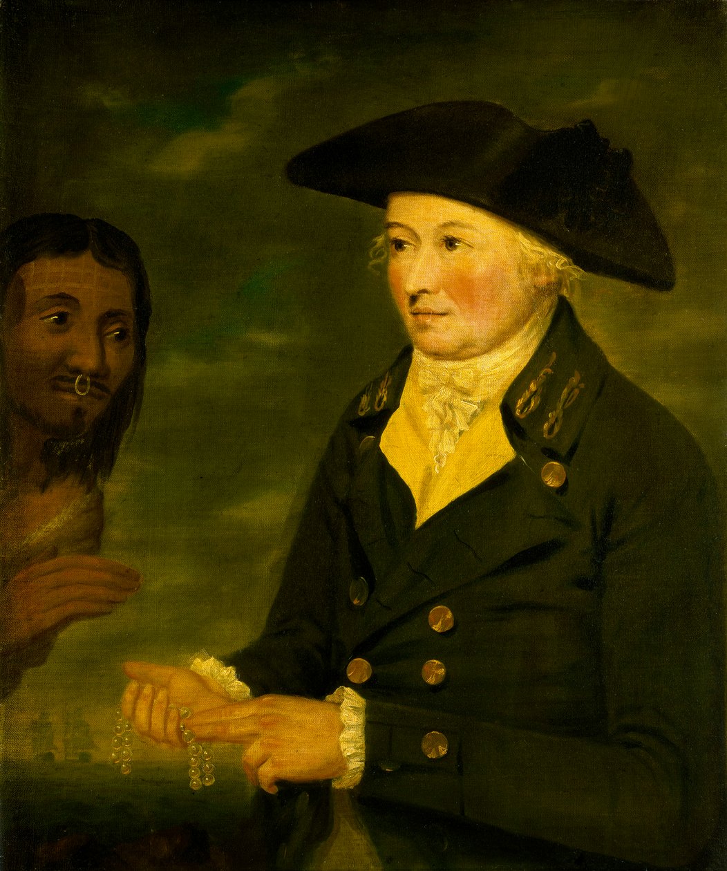纳撒尼尔-波特洛克船长（1747-1817 年），约 1788 年（布面油画） 作者 英国学校