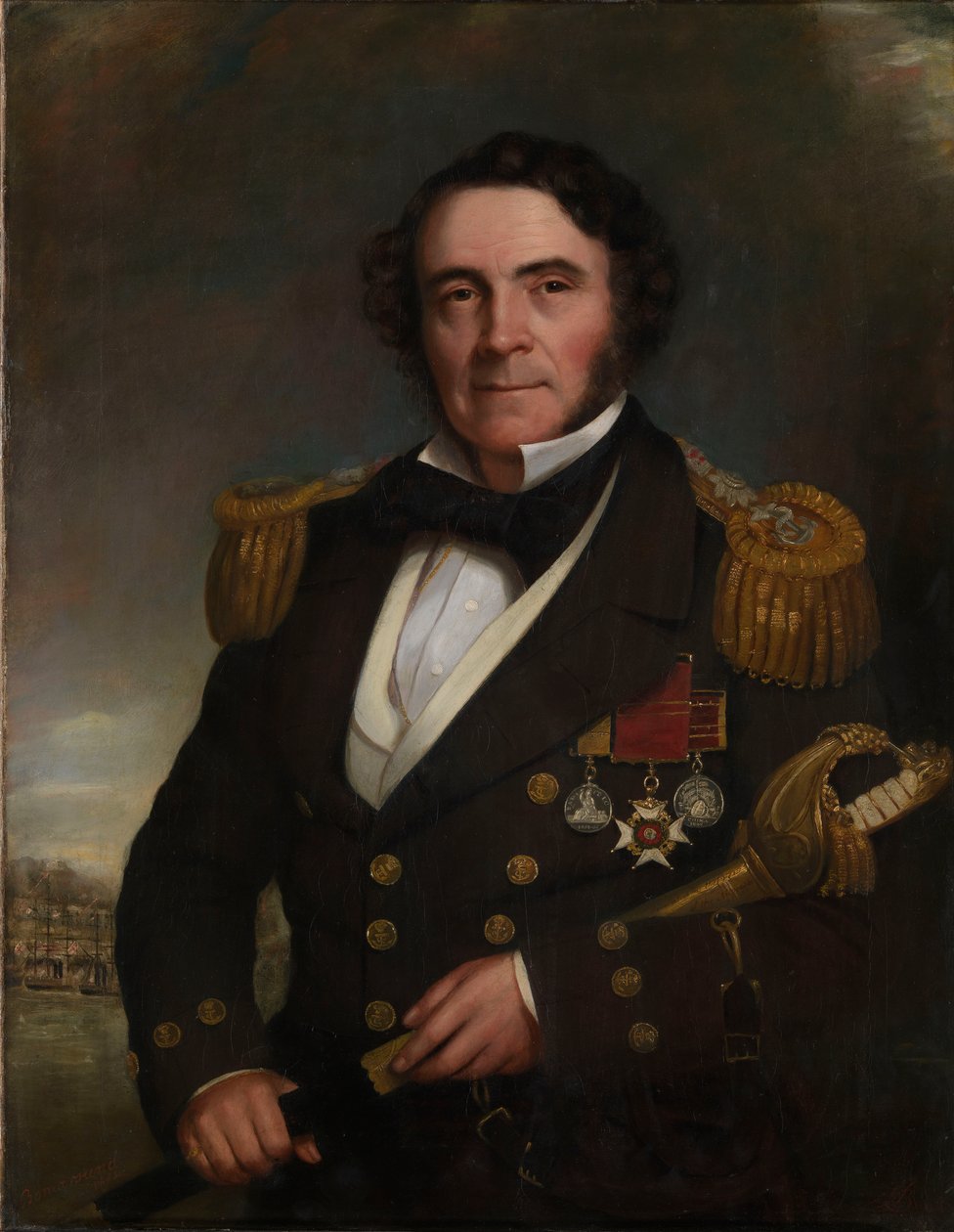 威廉-赫彻恩-霍尔上尉（1797-1878） 作者 英国学校