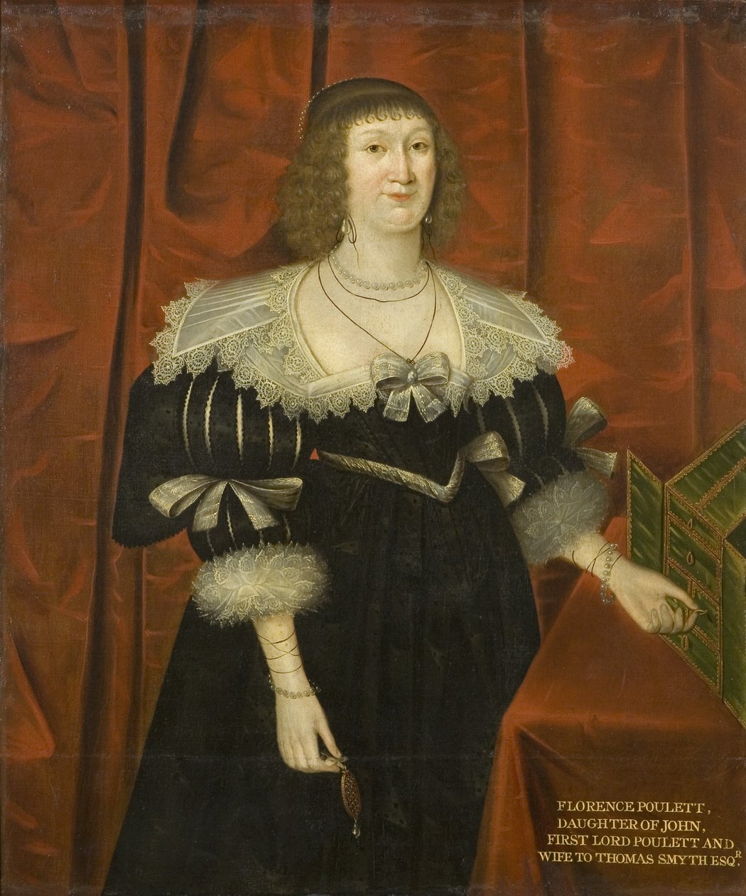 弗洛伦斯-普利特，托马斯-斯迈思的妻子，约1640年（布面油画 作者 英国学校