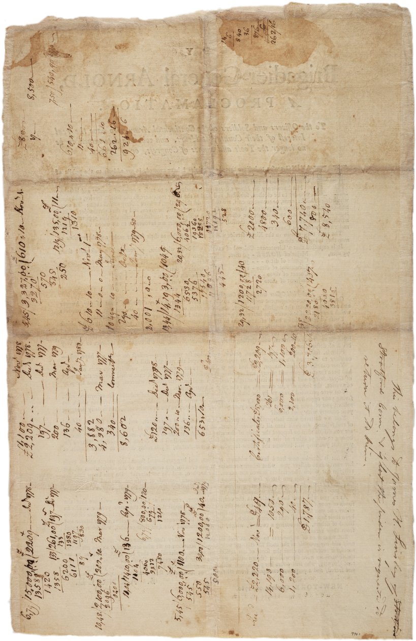 1780年10月20日宣布大陆军官兵 作者 英国学校
