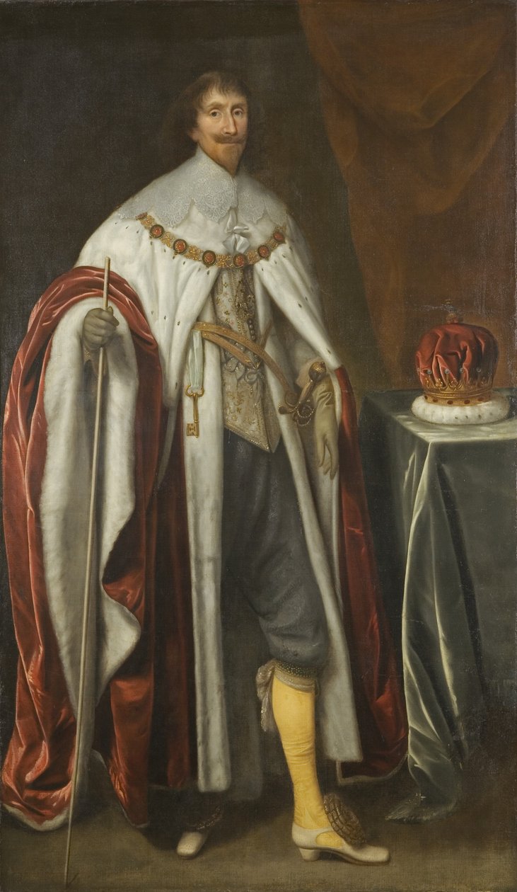 彭布罗克伯爵，约 1627 年（布面油画） 作者 英国学校