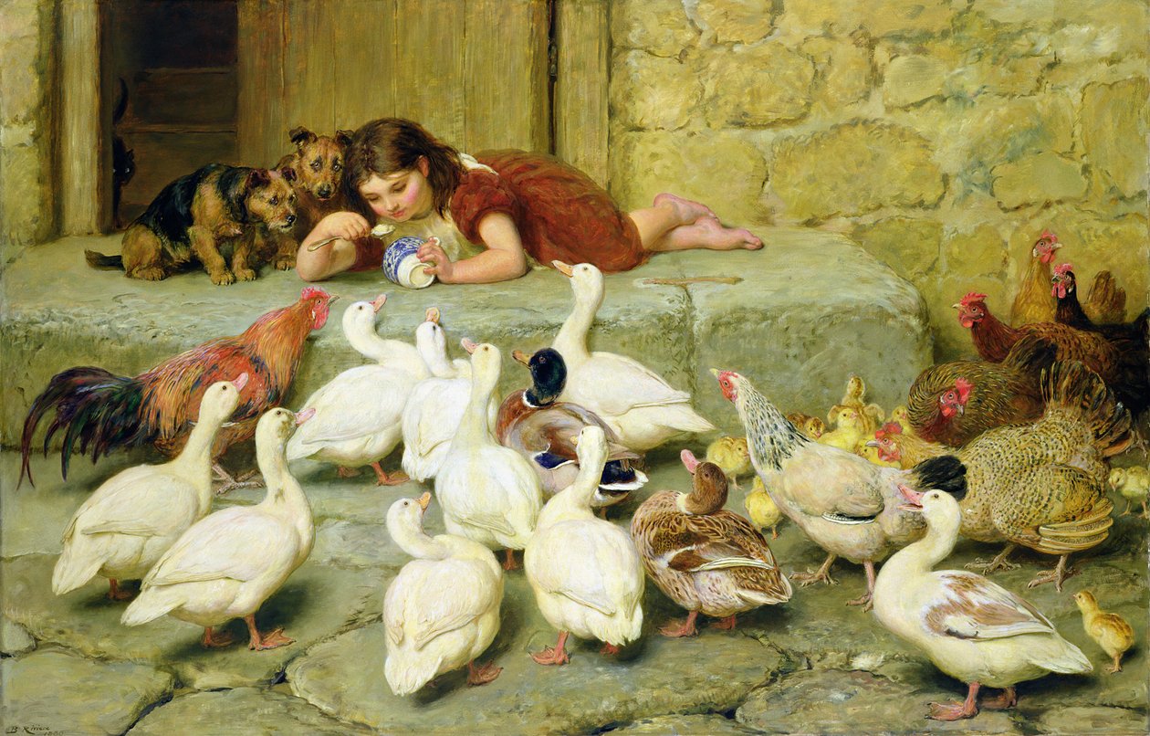 The Last Spoonful，1880 作者 英国人里维耶尔