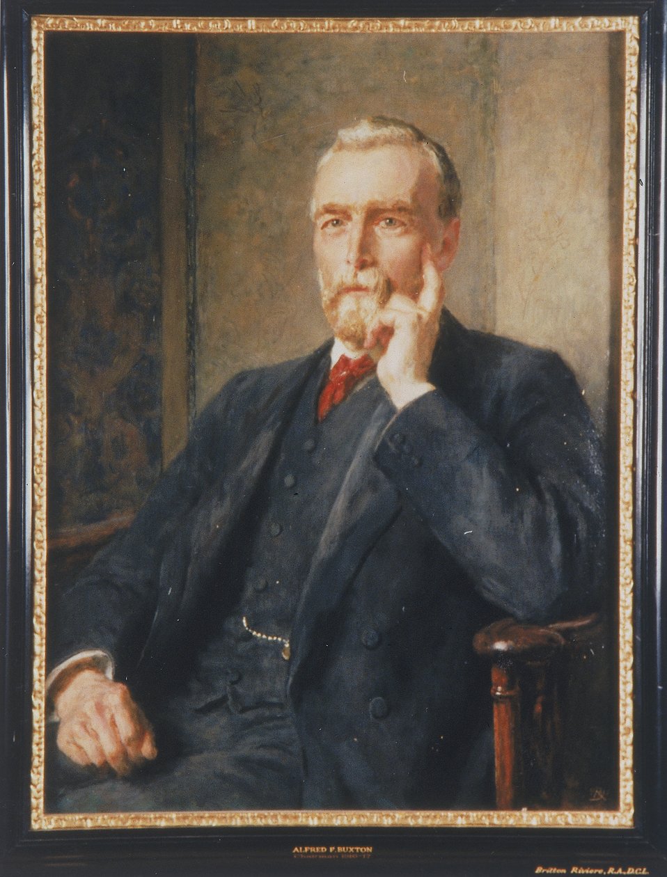 阿尔弗雷德-福韦尔-巴克斯顿》，1917年。 作者 英国人里维耶尔