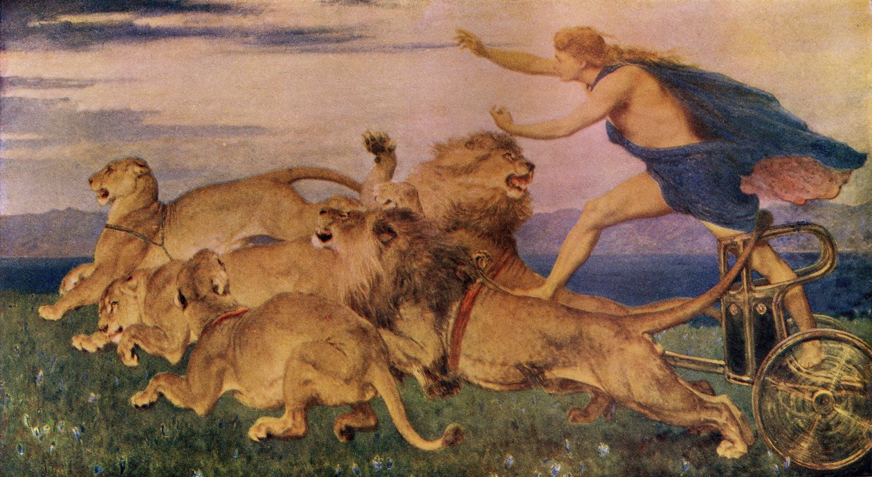 Phoebus Apollo，来自AR Hope Moncrieff的“经典神话与传奇”的插图，于1910年出版 作者 英国人里维耶尔