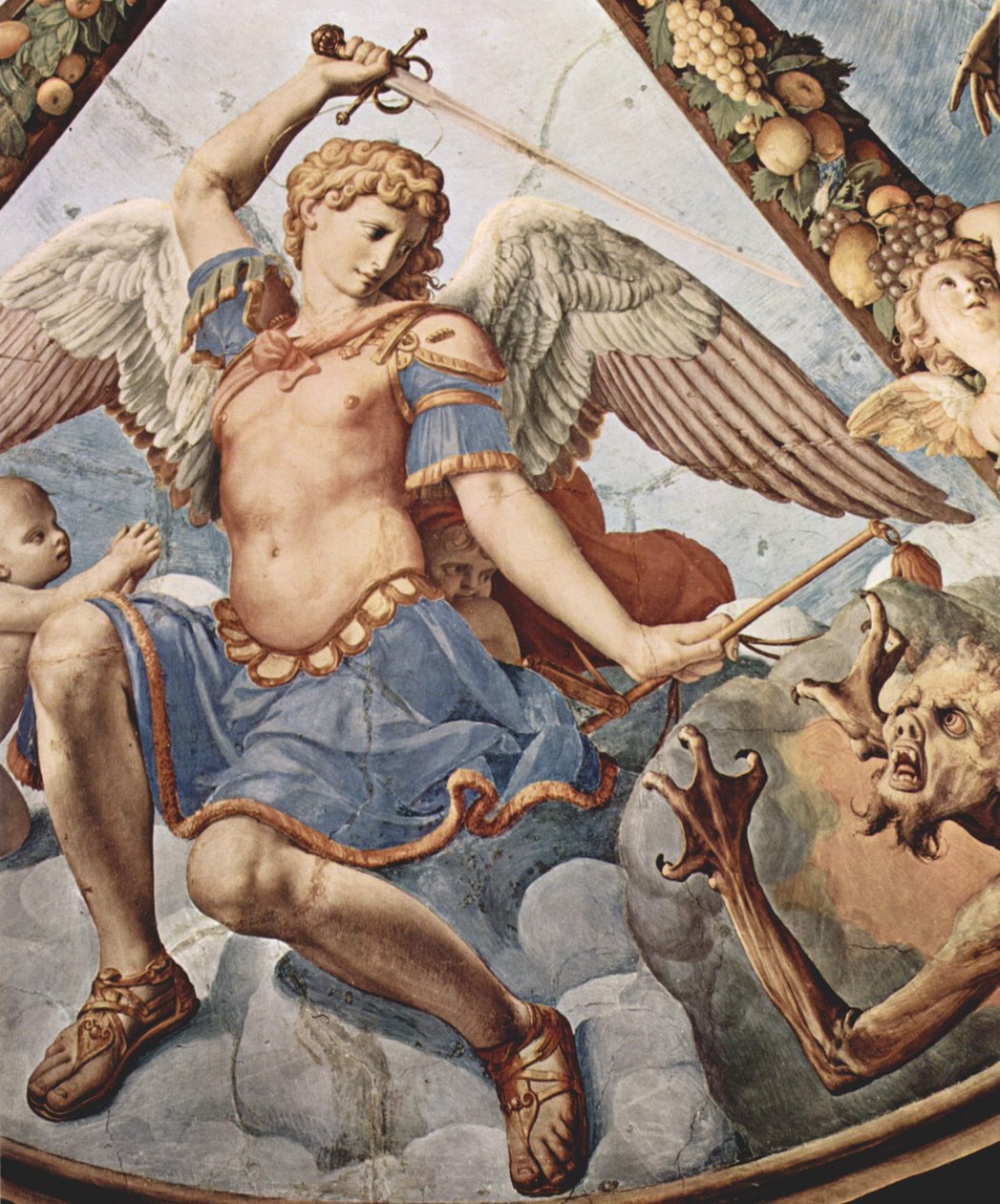 在佛罗伦萨的Palazzo Vecchio的Eleonora da Toledo教堂的壁画，天花板壁画 作者 Agnolo Bronzino