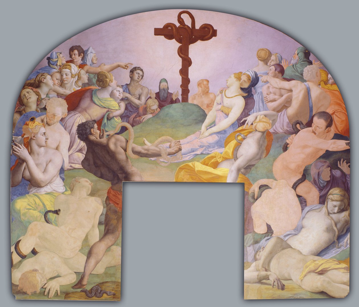 青铜蛇的崇拜 作者 Agnolo Bronzino