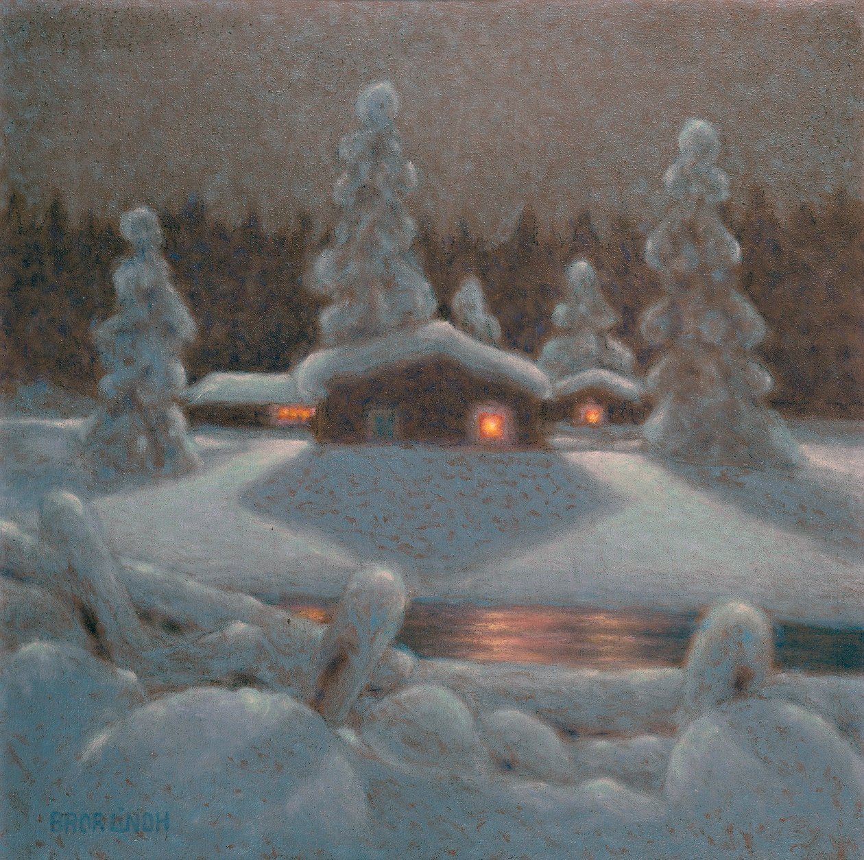 冬夜 作者 布林德（Bror Lindh）