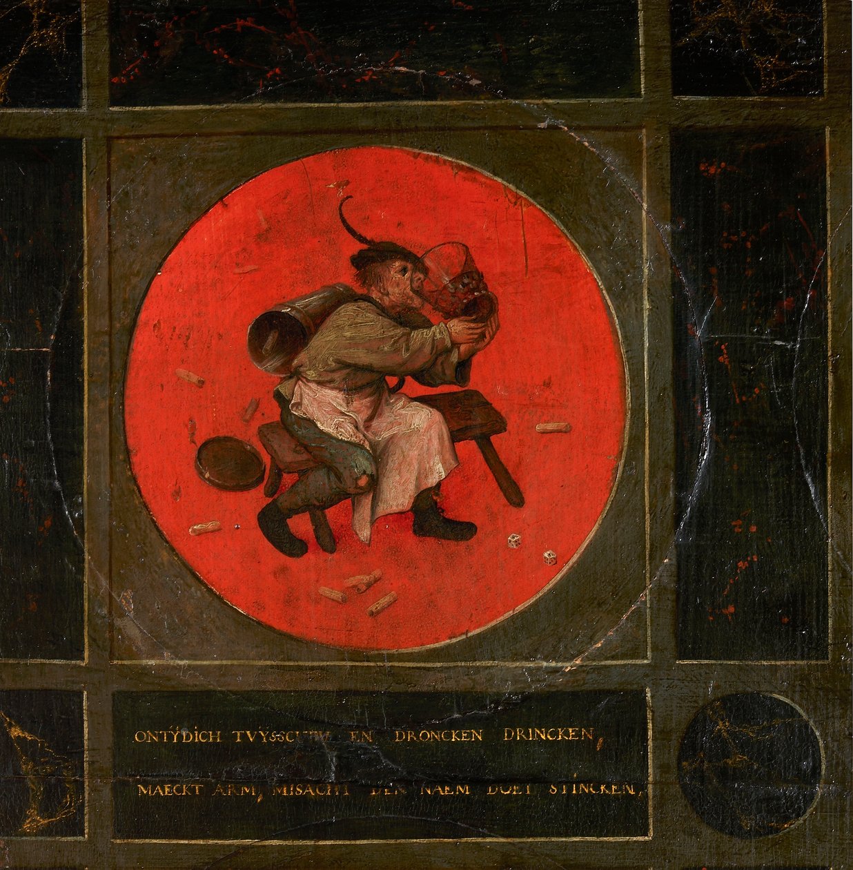 12句箴言，1558年。 作者 布吕格尔