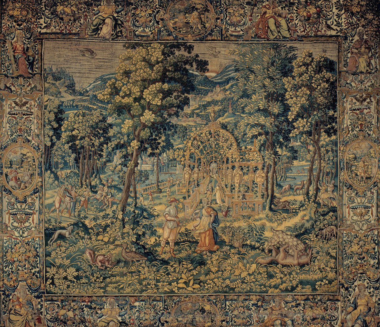 Vertumnus和Pomona 作者 布鲁塞尔工厂
