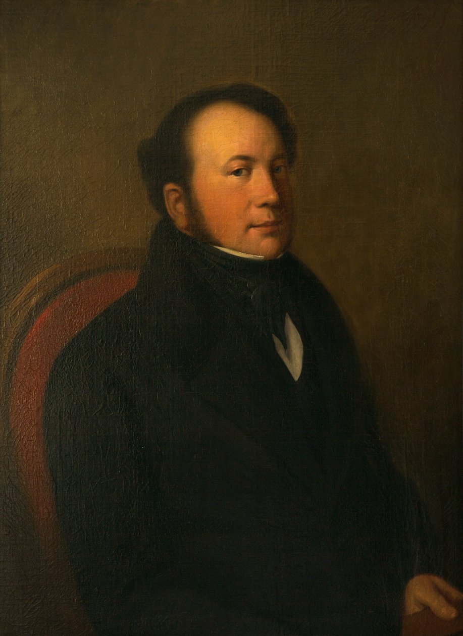 Gijsbert Buitendijk Kuyk的肖像画（1805  -  1884） 作者 Buitenijk Kuijk