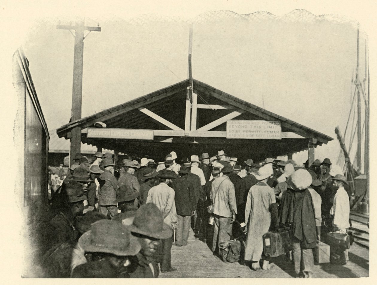 我们的外国客人，1898年6月8日，美西战争，1899年。 作者 伯尔·麦金托什