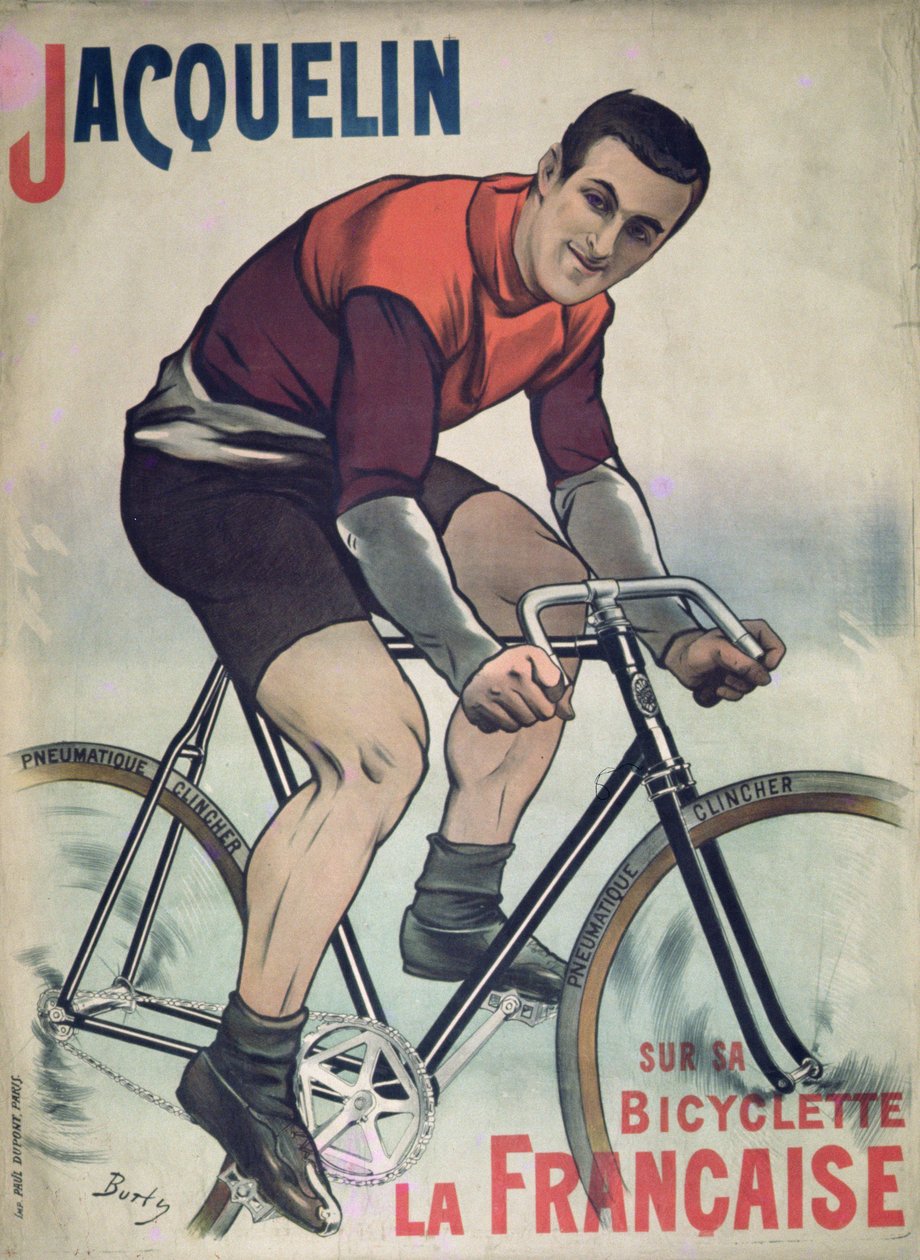 海报广告Edmond Jacquelin（1875-1928），周期&39;La Francaise&39;，1900年 作者 伯蒂