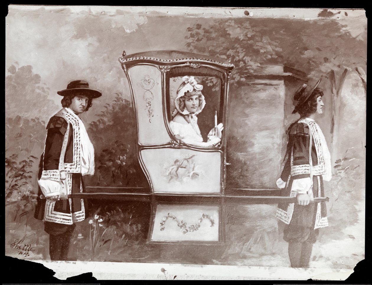 有Rehan，c.1895 作者 拜伦公司
