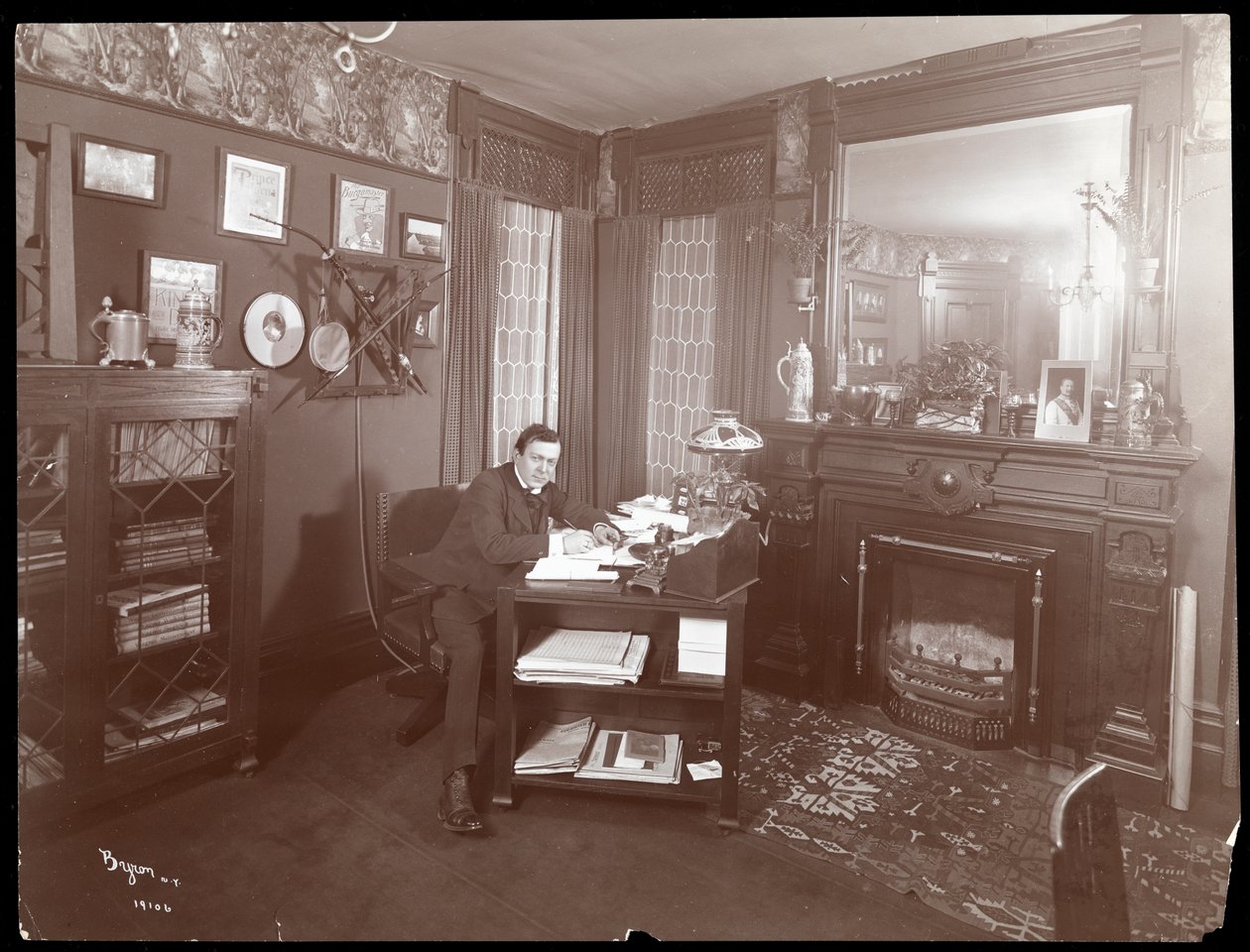Gustav Luders，1904-5（银色明胶印刷） 作者 拜伦公司