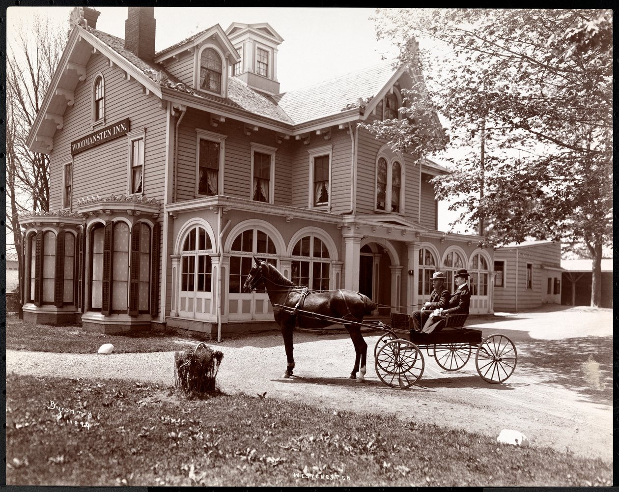 The Woodmansten Inn，Westchester，New York，1901（银色明胶印刷） 作者 拜伦公司