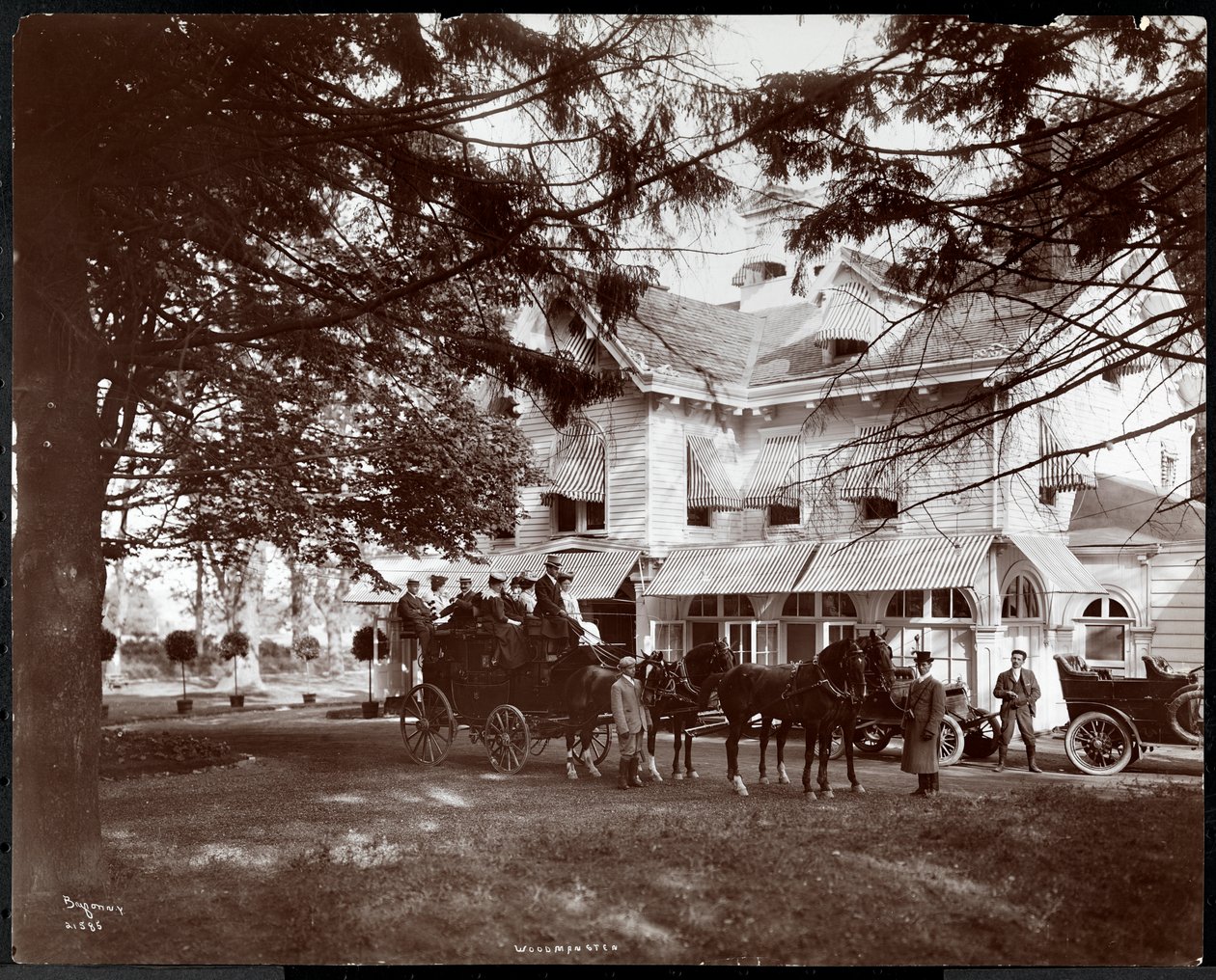 The Woodmansten Inn，Westchester，纽约，1906年（银色明胶印刷） 作者 拜伦公司