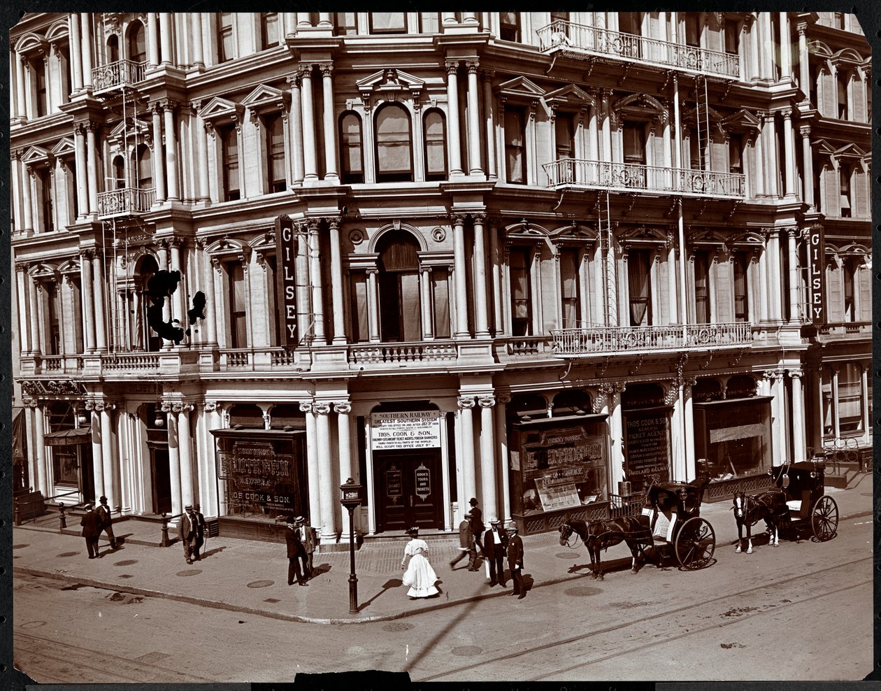 Gilsey House，Broadway和29th Street，纽约，1905年（银色明胶印刷） 作者 拜伦公司