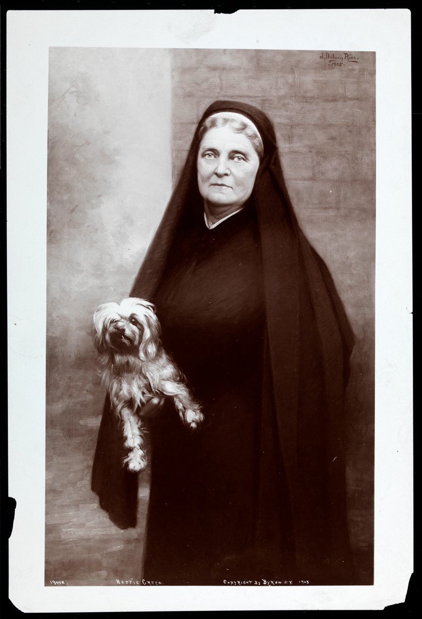 Hettie Green，1905年（银色明胶印刷） 作者 拜伦公司