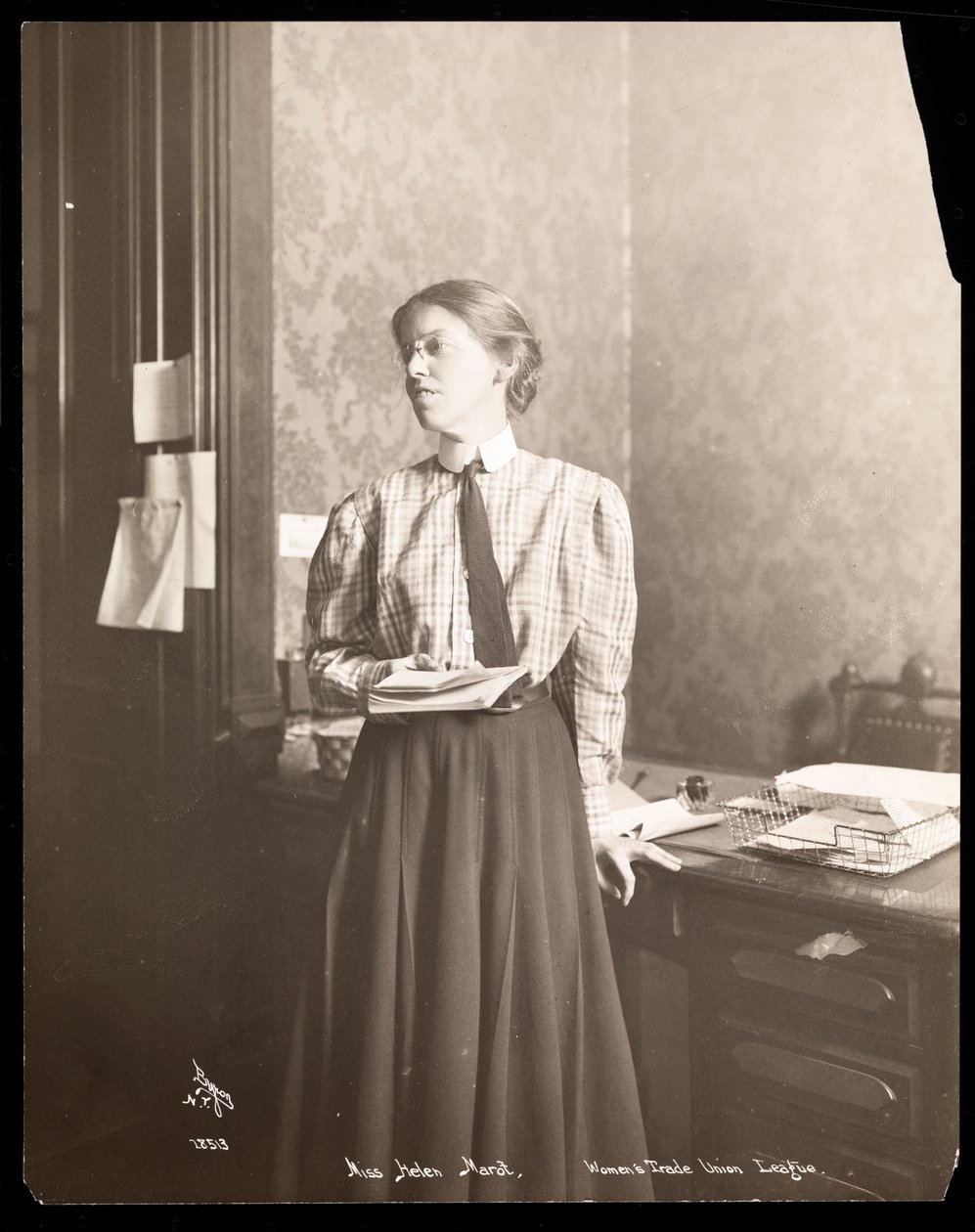 Miss Helen Marot，1904年（银色明胶印刷） 作者 拜伦公司