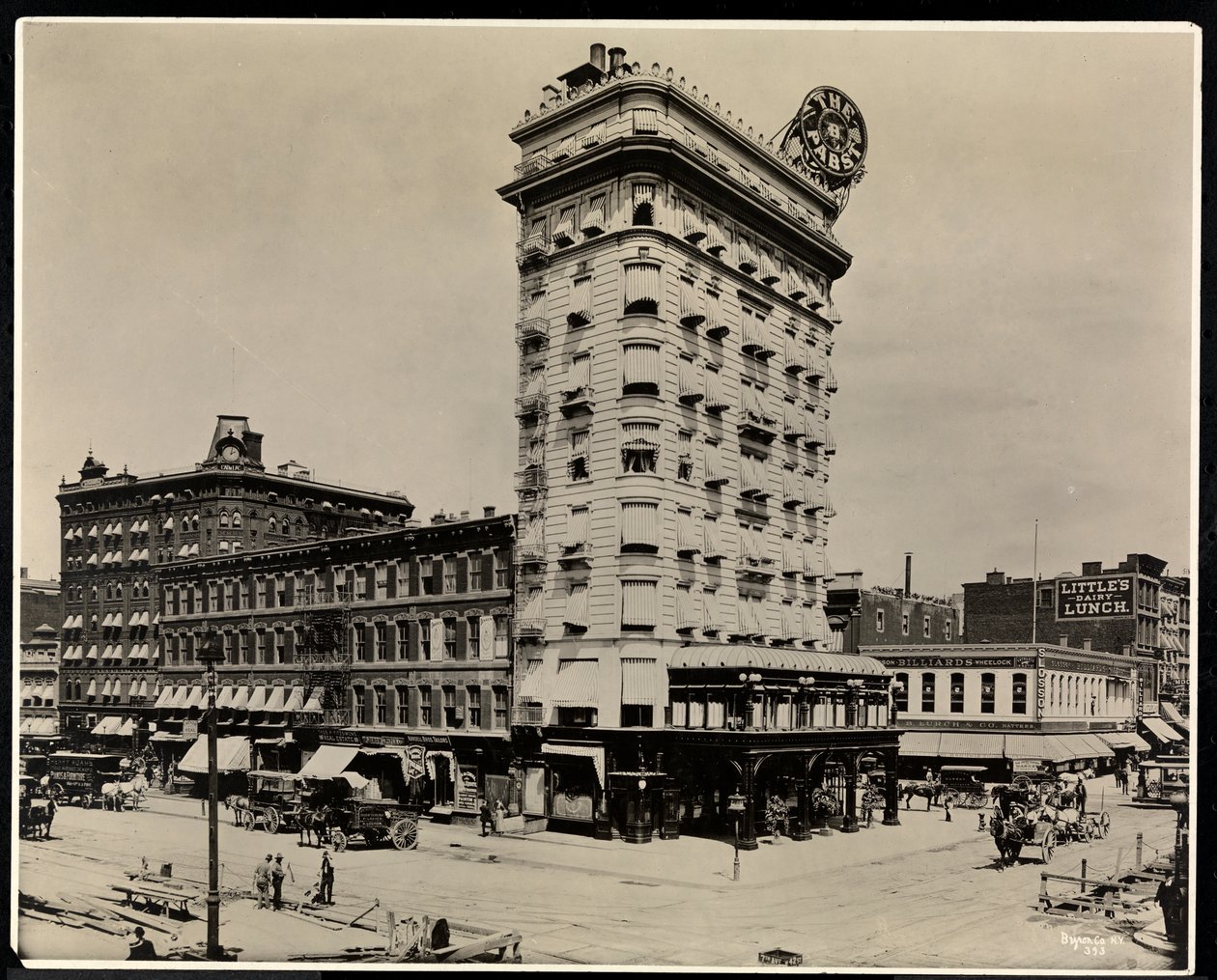 The Pabst Hotel，42nd Street，Broadway and 7th Avenue，New York，1919（silver gelatin print） 作者 拜伦公司