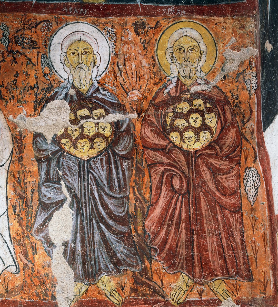 无辜者的守护神，拜占庭壁画（1212年），Gulsehir Karsi Kilise（圣约翰教堂），Goreme（联合国教科文组织世界遗产名录）。 作者 拜占庭