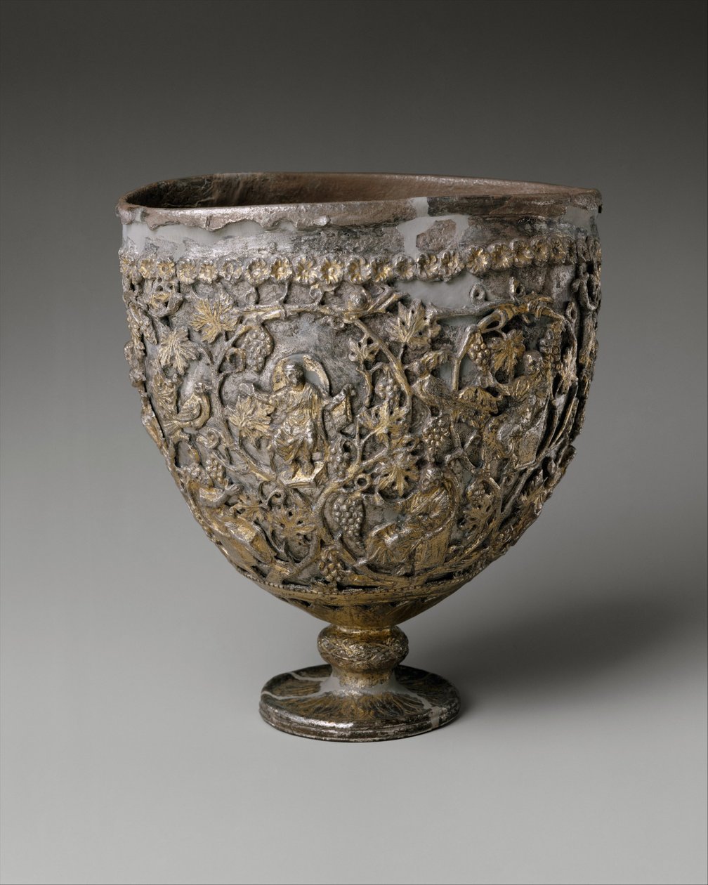 Antioch Chalice，公元500-550（镀金银） 作者 拜占庭