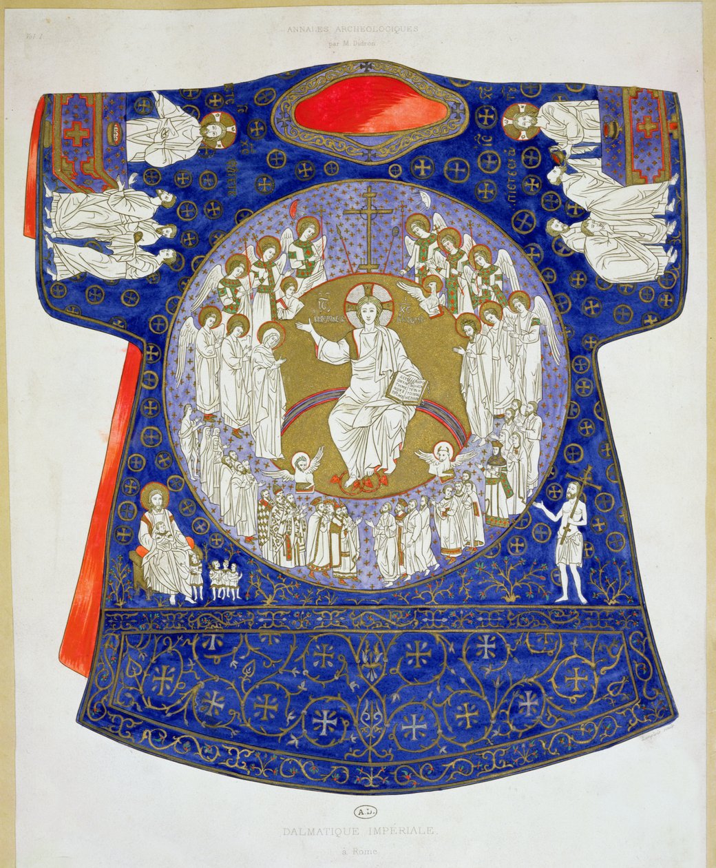 帝国dalmatic，c.900 作者 拜占庭学派