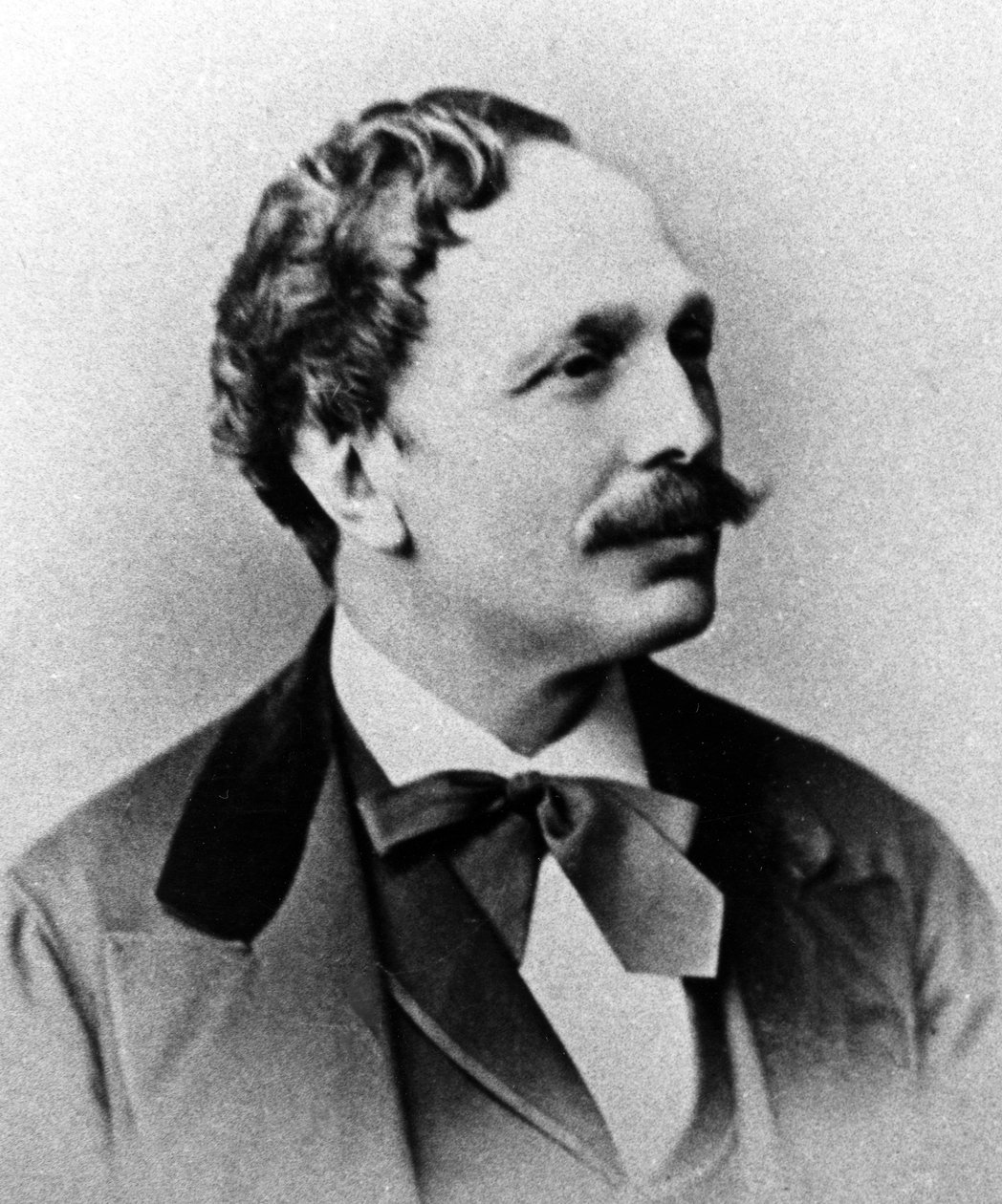 Marius Petipa的Carte-de-visite，1860s-70s bw照片 作者 C.贝尔加马斯科