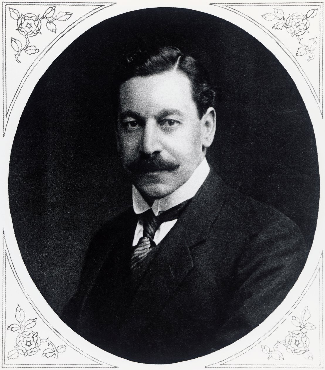 赫伯特-塞缪尔（1870-1963）的肖像，英国政治家，来自《战争画报》，1月19日 作者 JB 和 Brown J. 和 Rowbotham