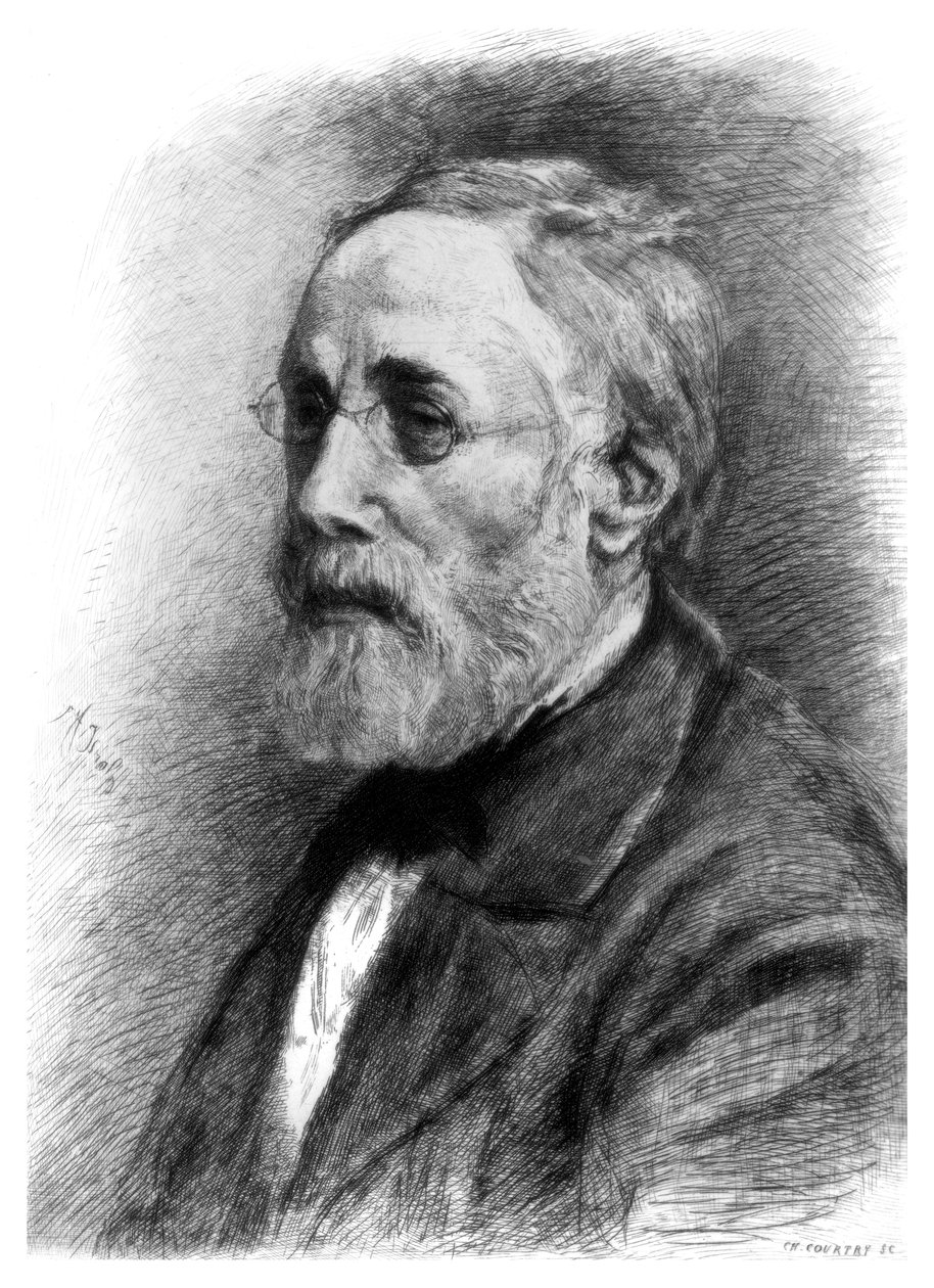 Jozef Israels，荷兰艺术家，c1880-1882年。 作者 CL Courtry