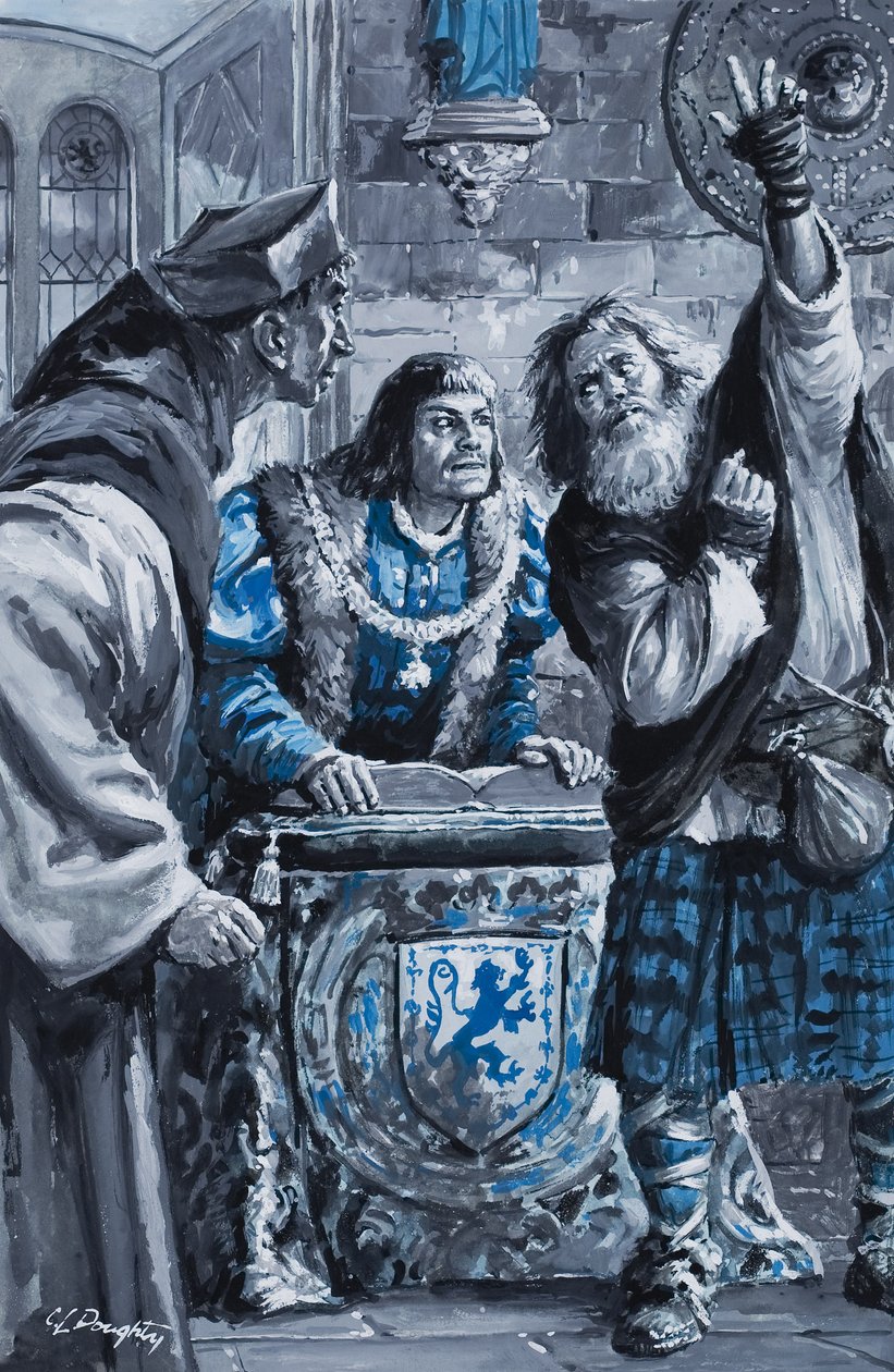 国王亨利七世（水粉画纸） 作者 CL 道蒂