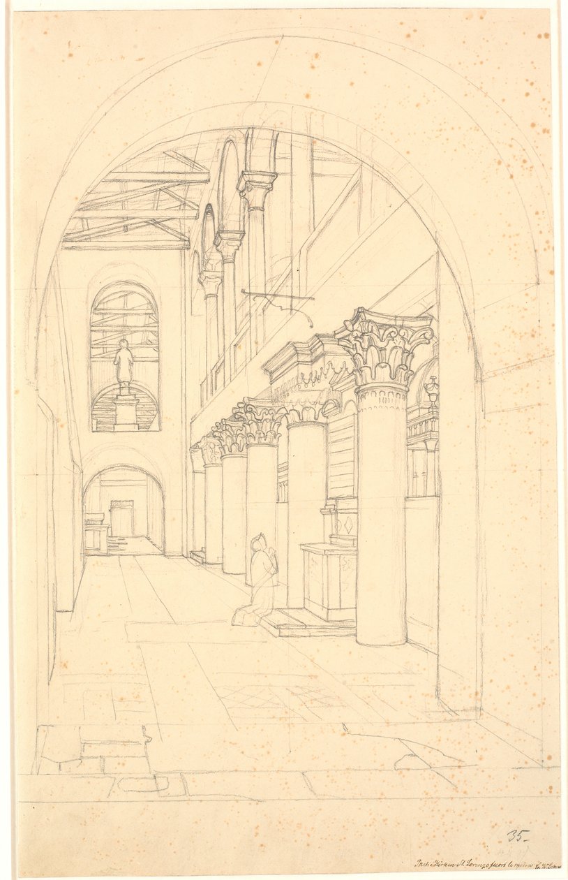 Et parti i kirken S. Lorenzo fuori le Mura，罗马 作者 克里斯托弗·威廉·埃克斯伯格