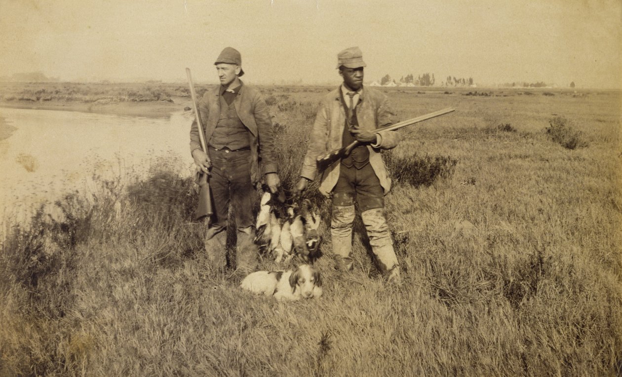 鸭子季结束，1885年加利福尼亚州特克斯岛（蛋白银印） 作者 CA Plummer