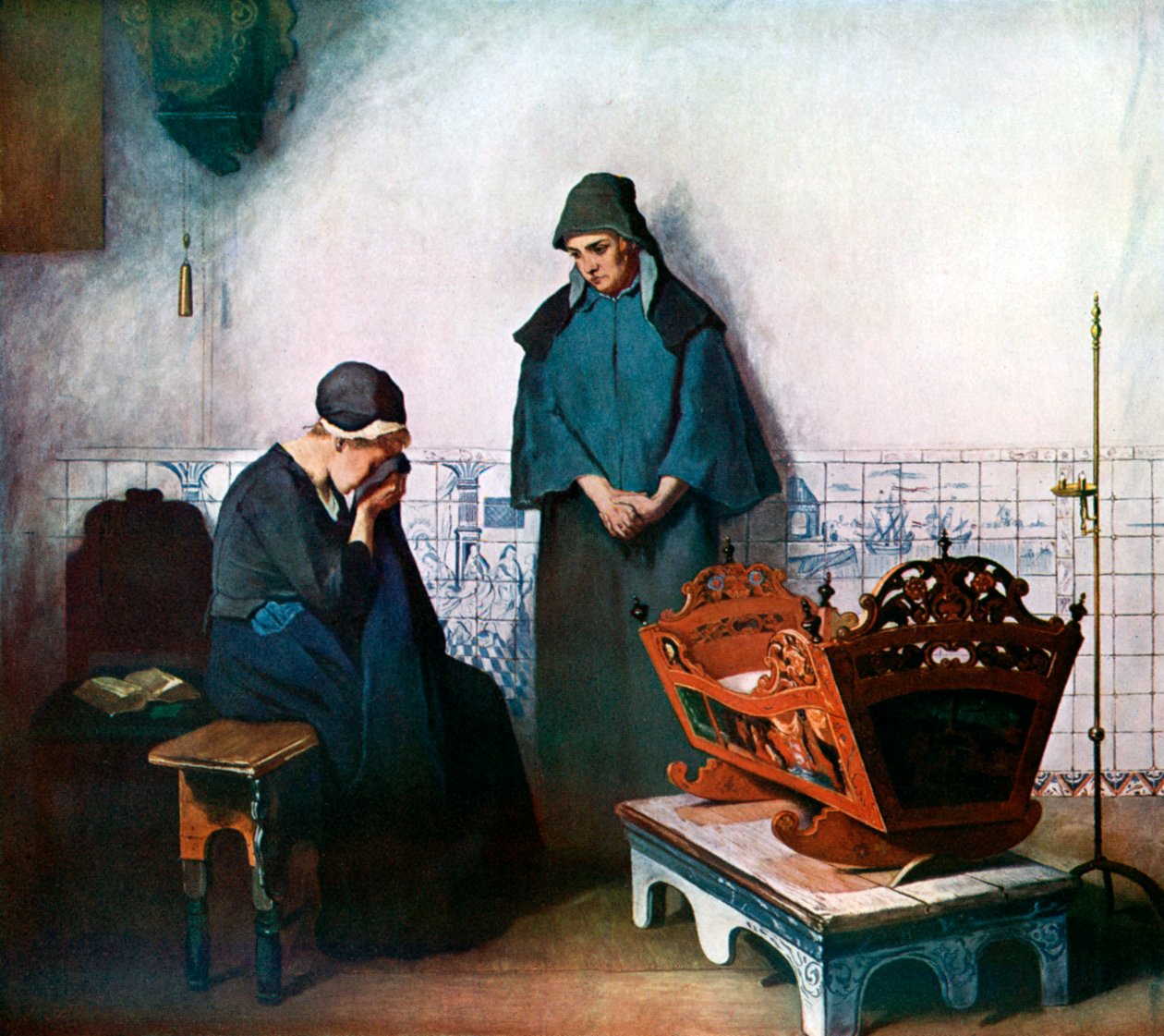 空荡荡的摇篮》，1911-1912年 作者 C比绍普