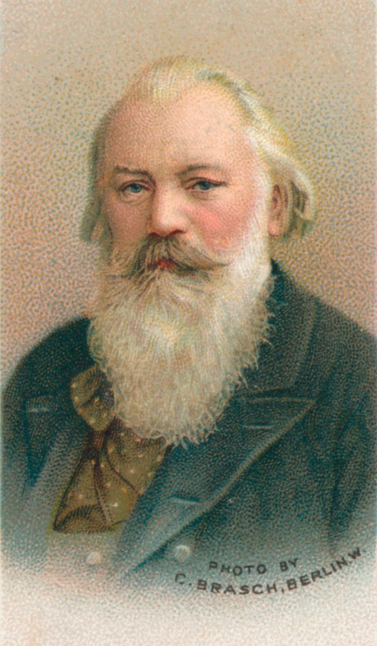 约翰内斯-勃拉姆斯1833-1897年是德国作曲家和钢琴家，1911年 作者 C布拉施