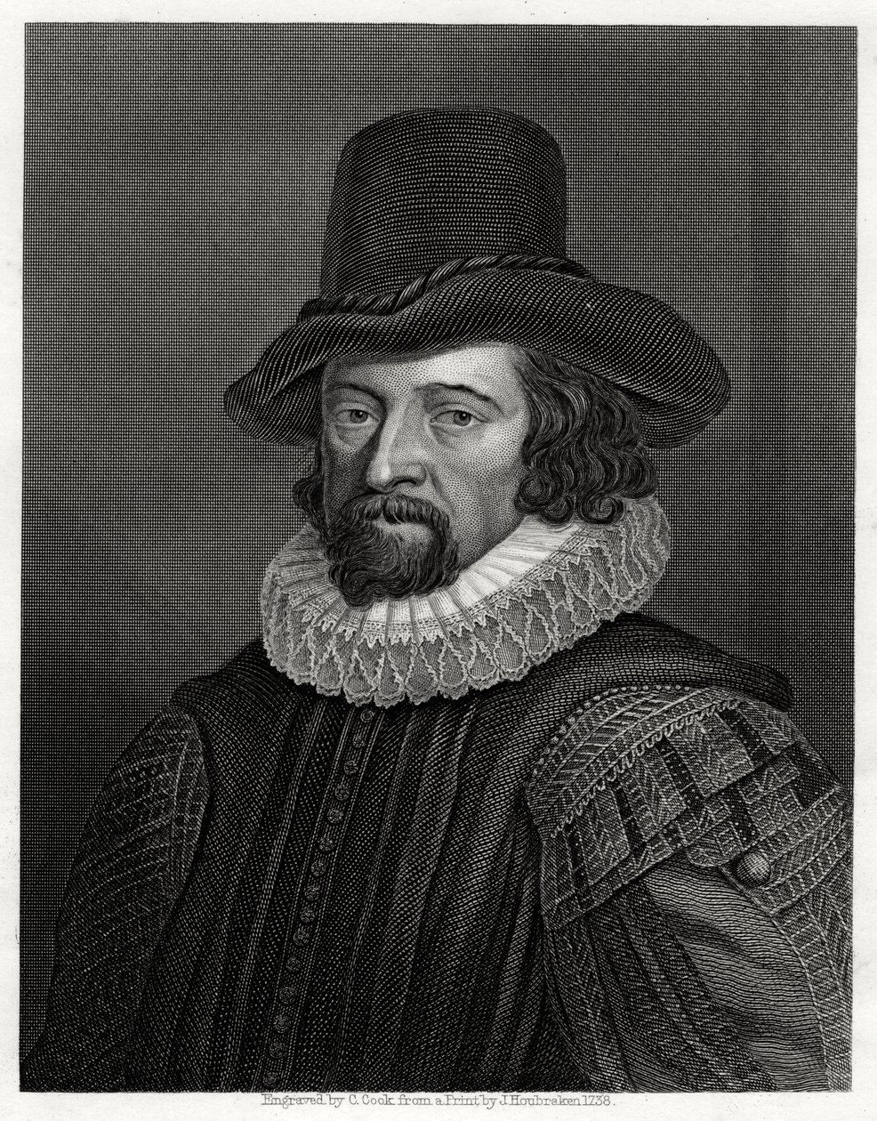 弗朗西斯·培根（Francis Bacon），圣奥尔本斯子爵，英国哲学家，科学家和政治家，十九世纪 作者 库克