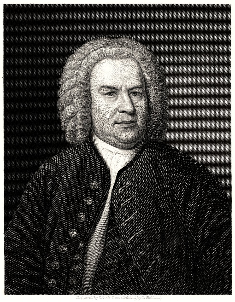 约翰·塞巴斯蒂安·巴赫（Johann Sebastian Bach），十九世纪 作者 库克