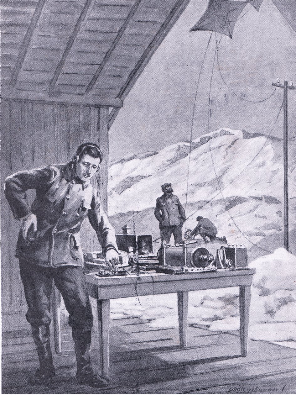三次点击解决了一个大问题，插图来自“卡塞尔的名人生活浪漫史”，c.1940（平版印刷） 作者 C·达德利·坦南特