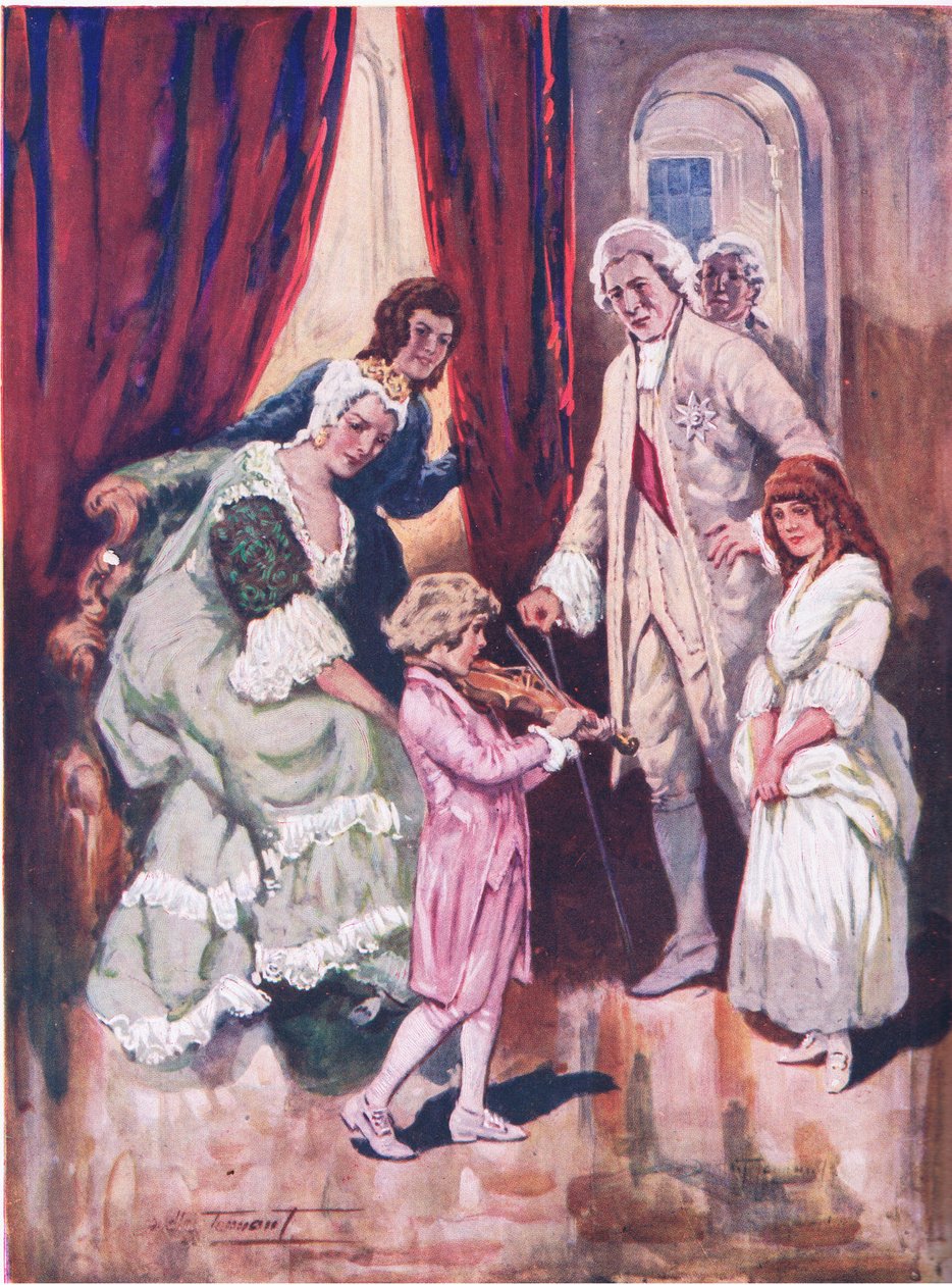 Winning the hearts of his royal audience: Mozart
