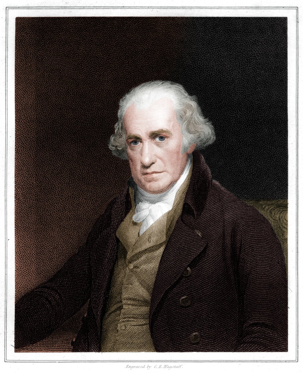 詹姆斯·瓦特（James Watt），苏格兰工程师，1833年 作者 瓦格斯塔夫
