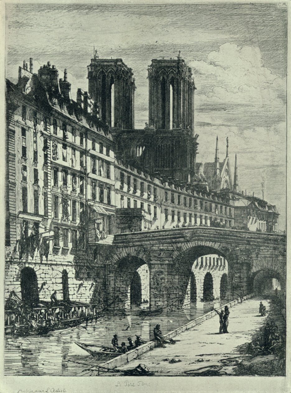 Le Petit Pont，1915年 作者 CH梅里昂