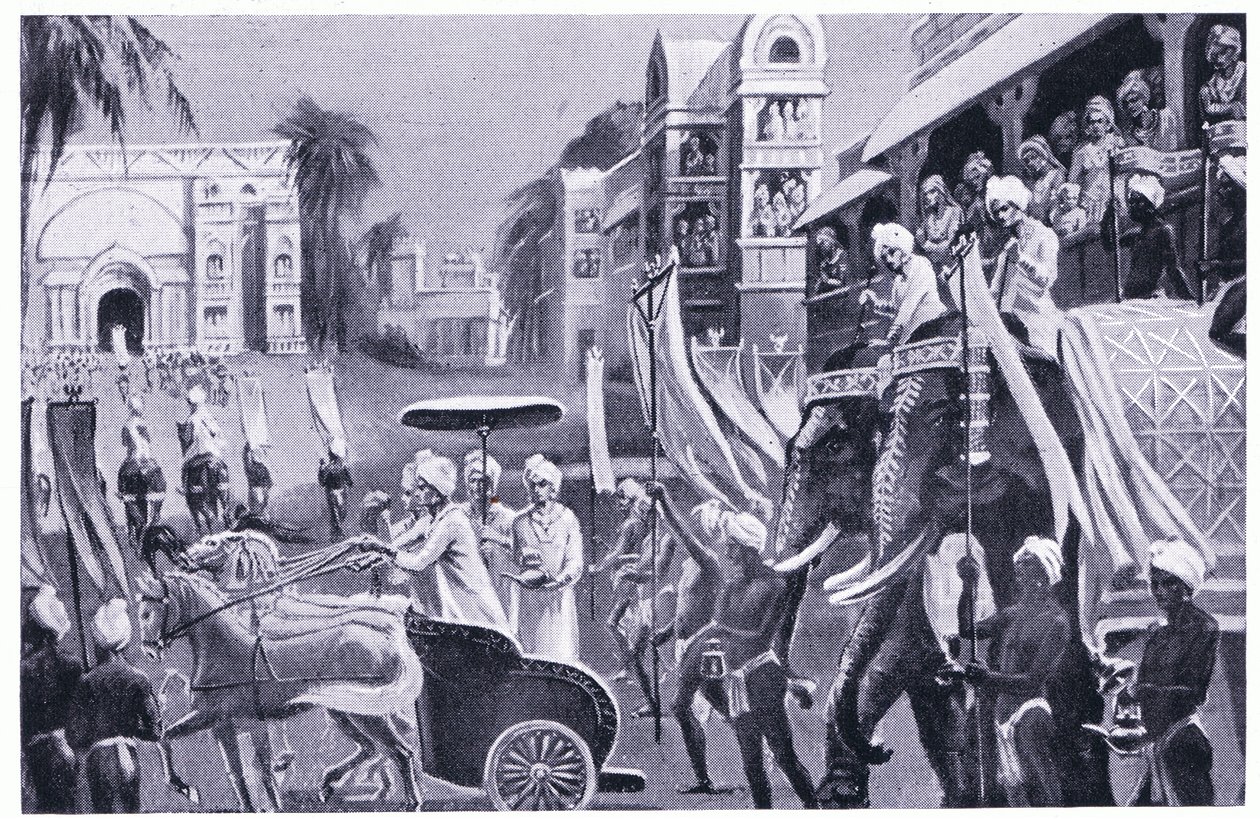 Kosala的Prasenajit（oudh）拜访了520.BC 作者 C.哈格雷夫·马丁